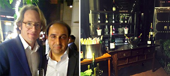 Clovis Taittinger with Sumit Sehgal • Taittinger at The China Kitchen