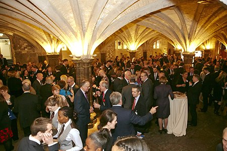 The 'Tio Pepe' reception in the Crypts
