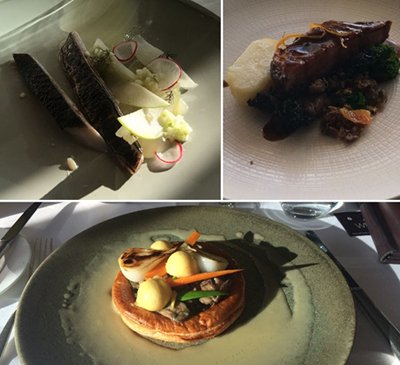 The food was very flavourful and aesthetically presented