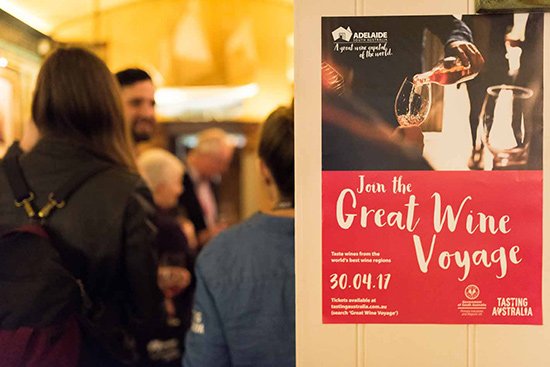 The Great Wine Voyage at the Annual Tasting Australia festival