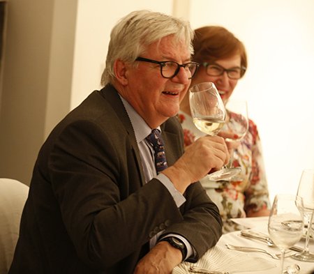 The hosts, H.E. Aapo Aapo Pölhö and Inkeri Siekkinen