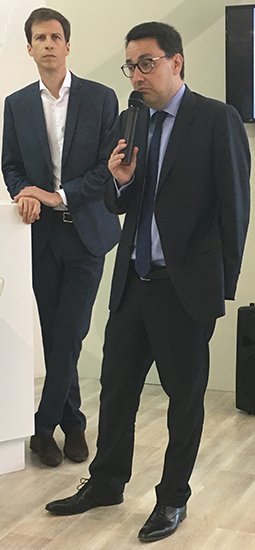 Ambassador of France to India, H.E. Alexandre Ziegler with Thibaut Fabre of Business France