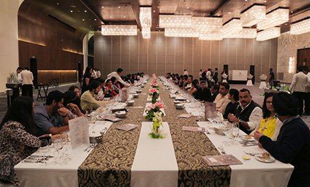 The Longest Reserve Table at the JW Marriott New Delhi Aerocity