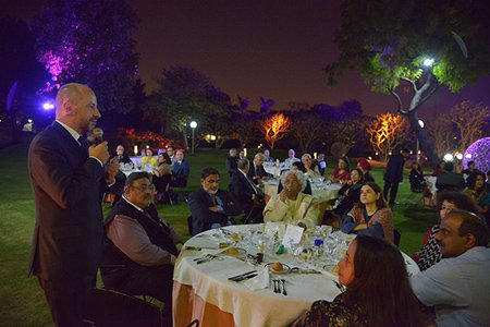 French Ambassador to India, Mr Franois Richier with guests